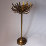 GOLDEN PALM TREE SHAPED CANDLE HOLDER 6