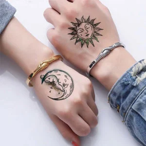 SUN AND MOON TEMPORARY...