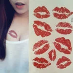 KISS MARK TATTOO 5