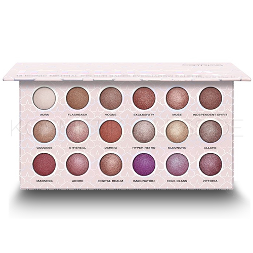 ICONISTA 18 ICONIC NEUTRAL COLOUR EYESHADOW PALETTE BY CATRICE 3