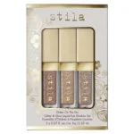 STILA GLITTER ON THE GO GLITTER & GLOW LIQUID EYE SHADOW SET OF 3 5