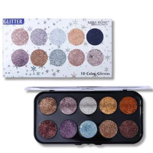MISS ROSE 10 COLOR GLITTER...