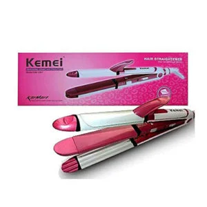 KEMEI KM-1291 HAIR STRAIGHTENER, CURLER & CRIMPER IRON KEMEI KM-1291 HAIR STRAIGHTENER, CURLER & CRIMPER IRON