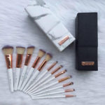 MARBLE LUXE 12 PIECE BRUSH SET BY BH COSMETICS 7