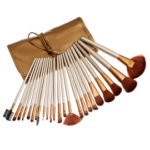 NAKED 24 PIECE BRUSH SET WITH LEATHER POUCH 5