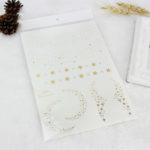 GOLD & SILVER FACE TEMPORARY TATTOOS 8
