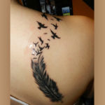 COLORFUL FEATHER TATTOOS 6