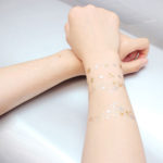 GOLD & SILVER FACE TEMPORARY TATTOOS 6