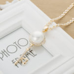 HIGH QUALITY PEARL KEY NECKLACE 7