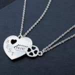 HEART BROKEN NECKLACE WITH KEY 5