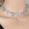 CRYSTAL HEART SHAPED NECKLACE 2