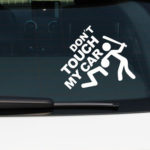 DO NOT TOUCH MY CAR STICKERS 6
