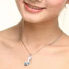 SWAROVSKI PURE CRYSTAL HEART PENDANT NECKLACE