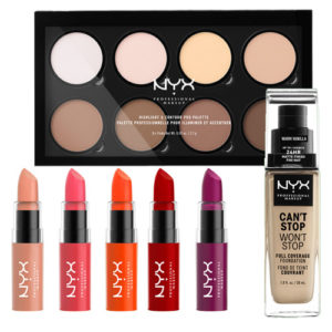 nyx-contour-foundation-lipstick