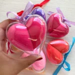 Heart shape 2 pc beauty blender pack 6