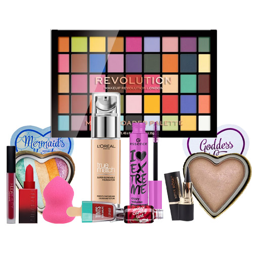 Maxi reloaded essence mascara foundation lipstick tint kajal heart highlighter 3