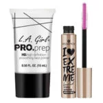 Stila Essence mascara LA girl primer illuminator 8