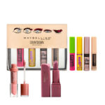 Maybelline mascara kit Miss Rose Lip gloss 5