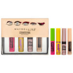 Maybelline mascara kit Miss Rose Lip gloss 6