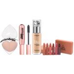 Loreal foundation blender mascara lipstick 5
