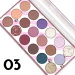 3 in 1 18 color eyeshadow palette | Miss rose 8