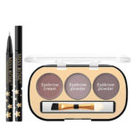 Miss Rose Eyeshadow Palette Cream Eyebrow kit pencil 6