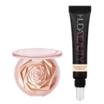 Huda Nude Lipstick Flora Highlighter Concealer Contour Foundation 8