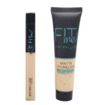 Maybelline foundation concealer powder vivid liquid lipstick 8