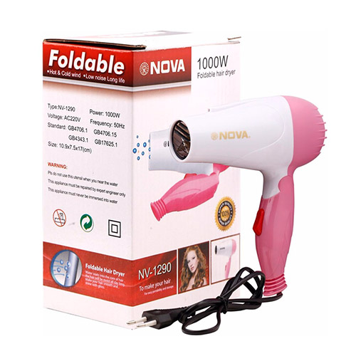 1000W Foldable Hair Dryer | Nova 3
