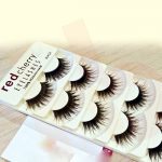 100% Human Hair Eyelashes pack of 5 | Red Cherry 7