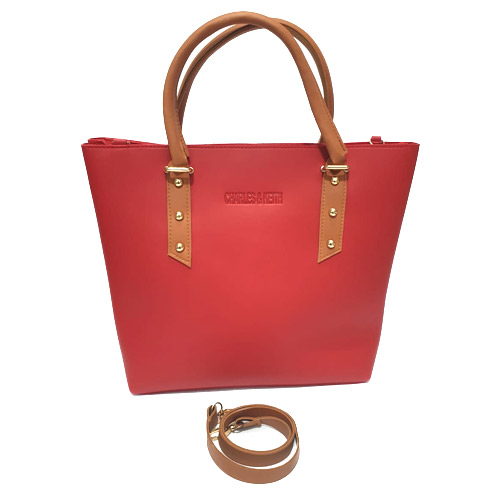 Charles and Keith Double Handle Ladies Tote Bag – RED 3