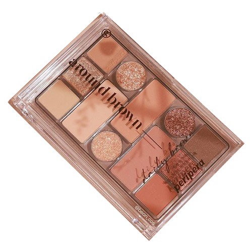 Eyeshadow and face contour palette | Around Brown 4