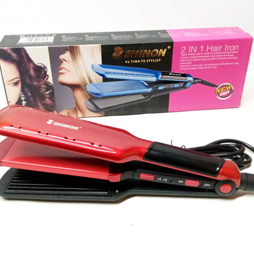 Shinon 2 in 1 Hair Straightener and Curler – SH8089 4