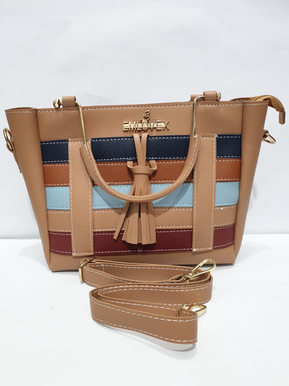EMLOVEX Ladies handbags – BEIGE 3