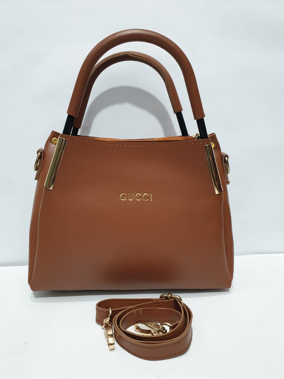 GUCCI Double Handle Ladies handbag – BROWN 3
