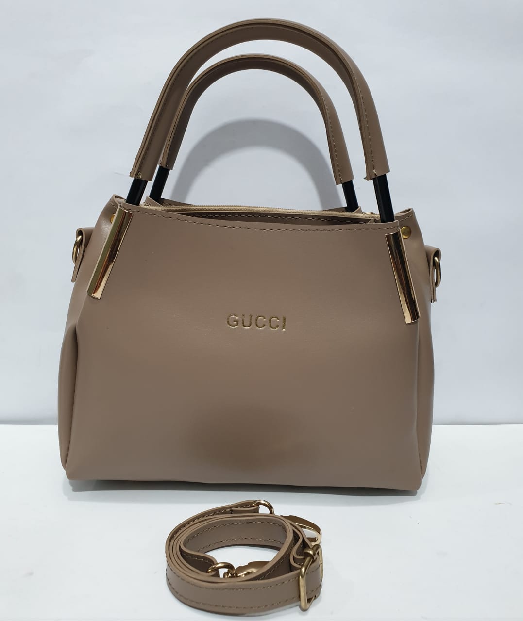 GUCCI Double Handle Ladies handbag – GREY