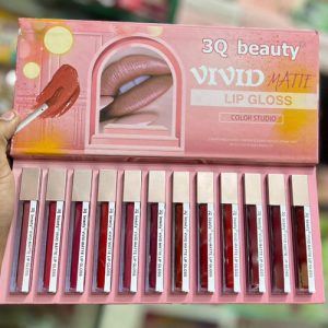 Vivid Matte Lip gloss – set of 12 | 3Q Beauty
