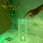 LED Rose Crystal Diamond Table Lamp 8