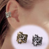 flower pendant drop earrings in vintage style 2