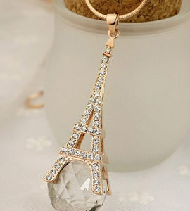 Paris Eiffel tower pendant Necklace